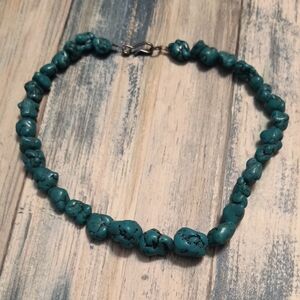 Vintage Turquoise Nugget Necklace